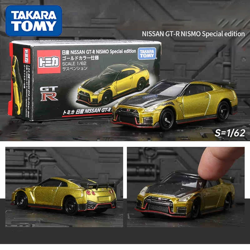 TOMY NISSAN GTR NISMO Specjalna edycja Alloy Car Diecasts i pojazdy zabawkowe Model samochodu Miniaturowy model samochodu w skali dla dzieci