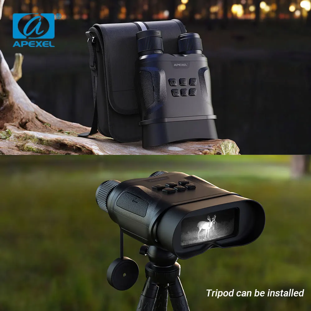 

APEXEL Digital Night Vision Binoculars Outdoor Full HD Infrared 1080P Hunting Night Vision Goggles For Camping Travel Tourism