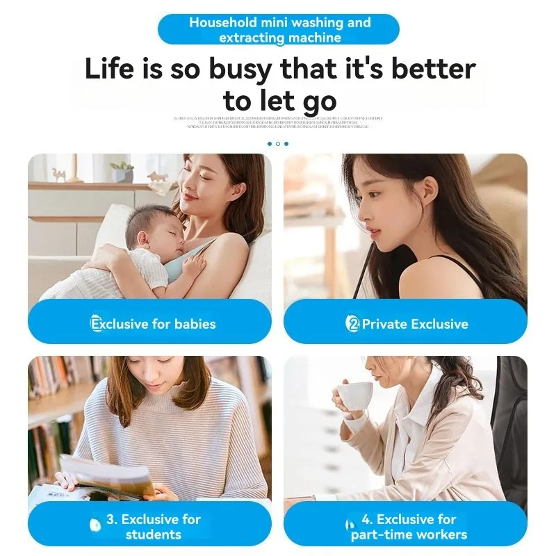 

【RECOMENDAR】Manual Washing Machine With Spin Dryer-Non-Electric, Portable Design Ideal For Dormitory Living Space Dorm