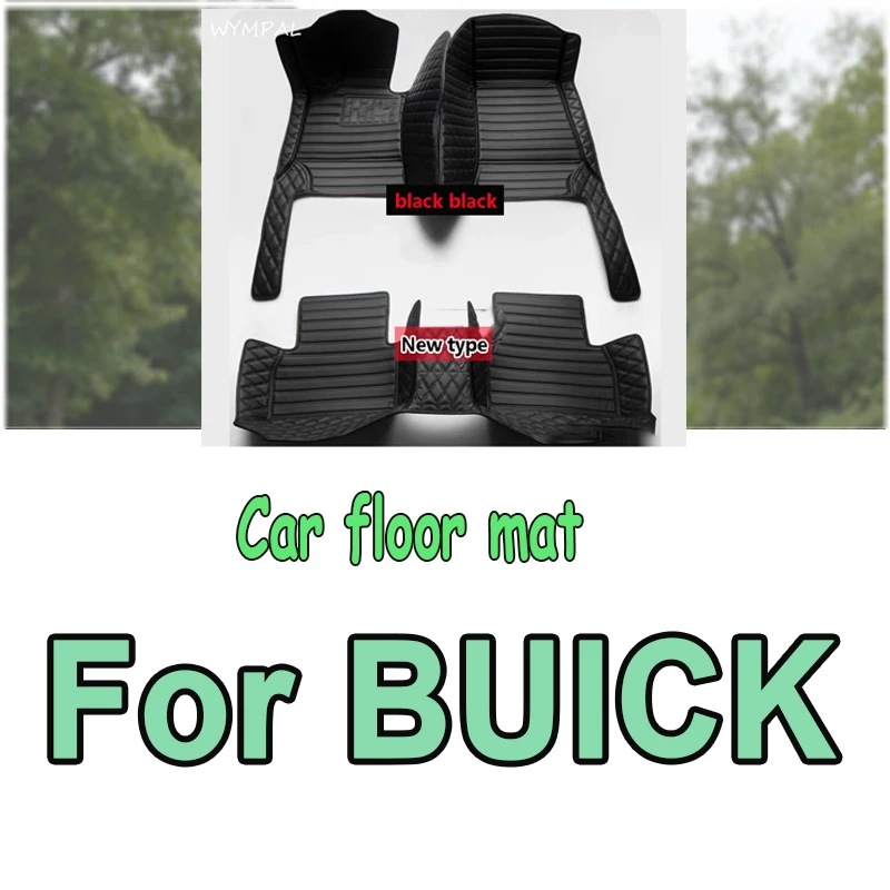 Alfombrilla para Piso de Auto para BUICK Rendezvous, VELITE 5, Royaum, Envision, Park Avenue, Century, Cascada, Cascada Rainier