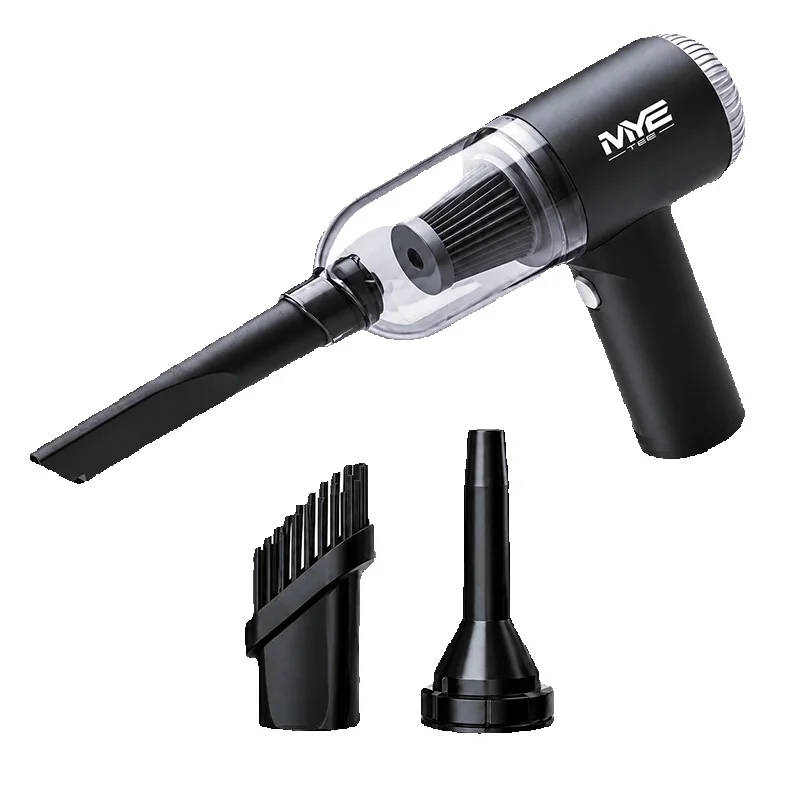 Aspiradora de mano inalámbrica de 4000 Pa, aspiradora para coche 3 en 1 con potente motor sin escobillas, aspiradora mini, ideal para