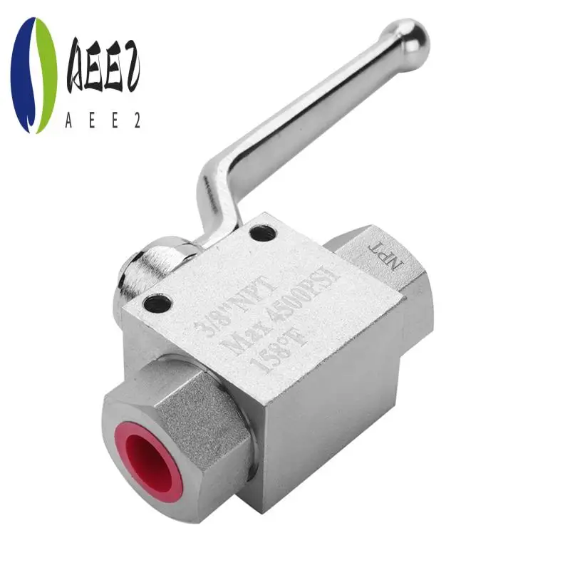 

AEE2-High Pressure Washer Ball Valve Kit Power Washer Hose 3/8 Inch Quick Connect 4500 Psi