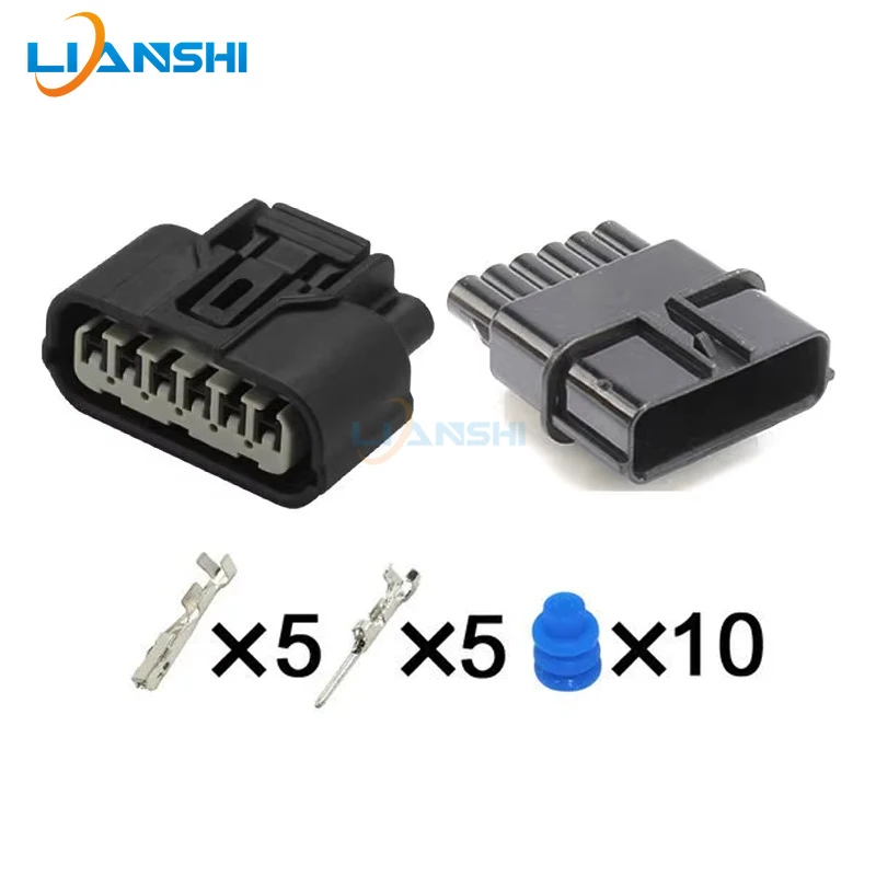 6 Pin 6189-1012 6188-0658 DJ7062B-1.2-11 LED Headlight Driver Connector Plug Fits Honda Accord Acura Car Wiring Harness Kit OEM