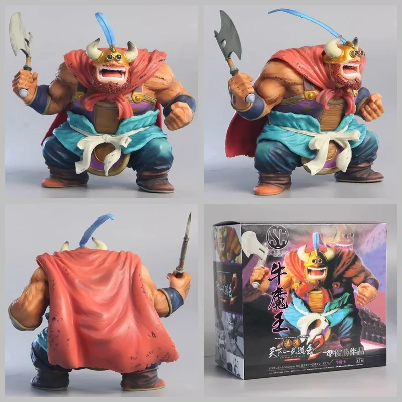 

Dragon Ball Z Super Saiyan King With Battle Axe Statue World Martial Arts Tournament Scene Anime Collectible Model Figure Gift