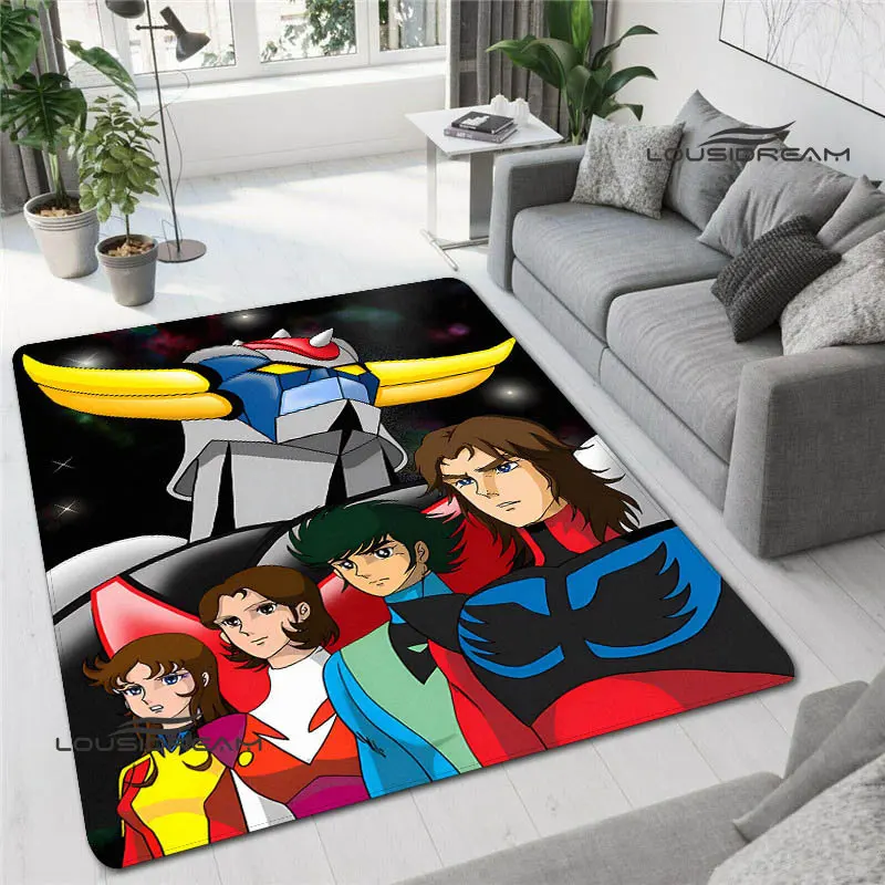 UFO ROBO GRENDIZER GOLDORAK printed carpet anime rug outdoor rug area rug kawaii room decor bedroom decor birthday gift