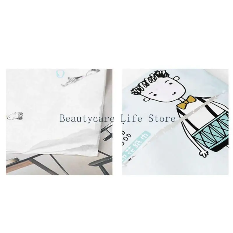 652C 60Pcs/Pack 3 Ply Disposable for Facial Paper Tissues Thickened Colorful Car