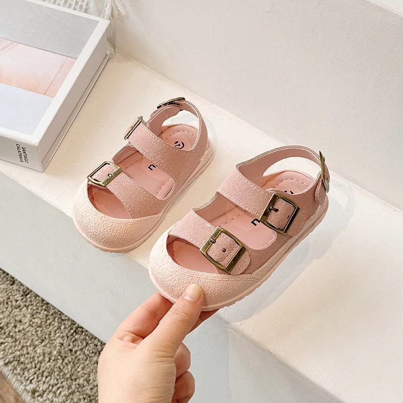 Summer Baby Girls Boys Sandals Comfortable Kids Beach Shoes Soft Sole Anti Slip Infant Sandals Children Casual Barefoot Shoes