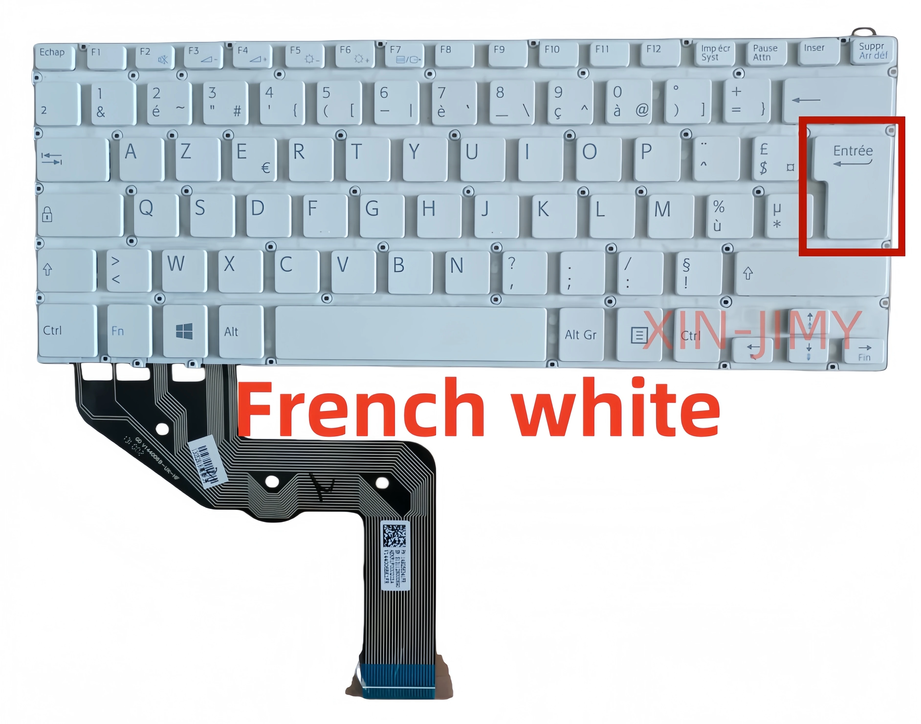

French layout without Backlit white Laptop Keyboard For SONY VAIO Z Canvas Notebook