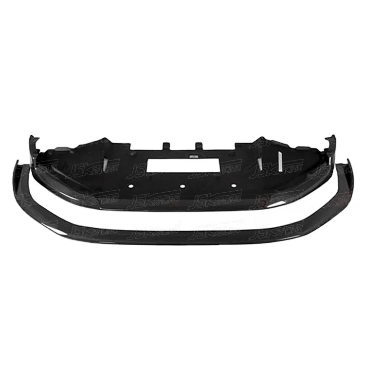 BLACK SAILS STYLE CARBON FIBER FRONT BUMPER LIP for 2017-2021 NISSAN GTR R35