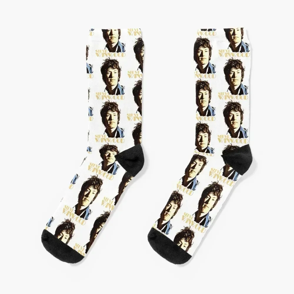 Steve Winwood T-ShirtSteve Winwood __ Soul Pop Retro FanArt Socks Argentina sport anti-slip moving stockings Socks Women's Men's