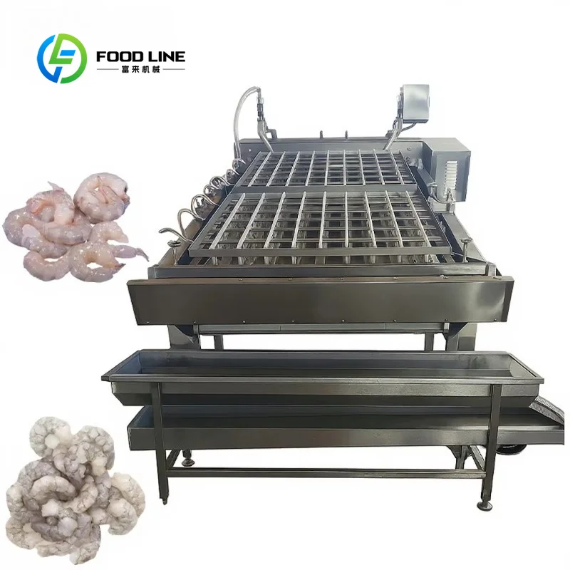 Prawns Shrimp Shelling Peeling Machine  Automatic Shrimp Peel Cleaning Machine Fresh Shrimp Skin Peeler Separator Peel Machine