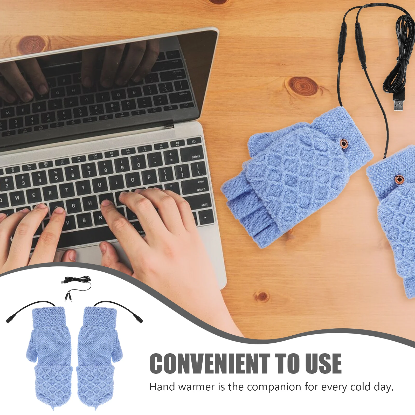 

1Pair Winter Thermal Mitts Heated Gloves for Women Men Hand Warmer Portable Warm Outdoor Sports Gear Heated Gloves for Women