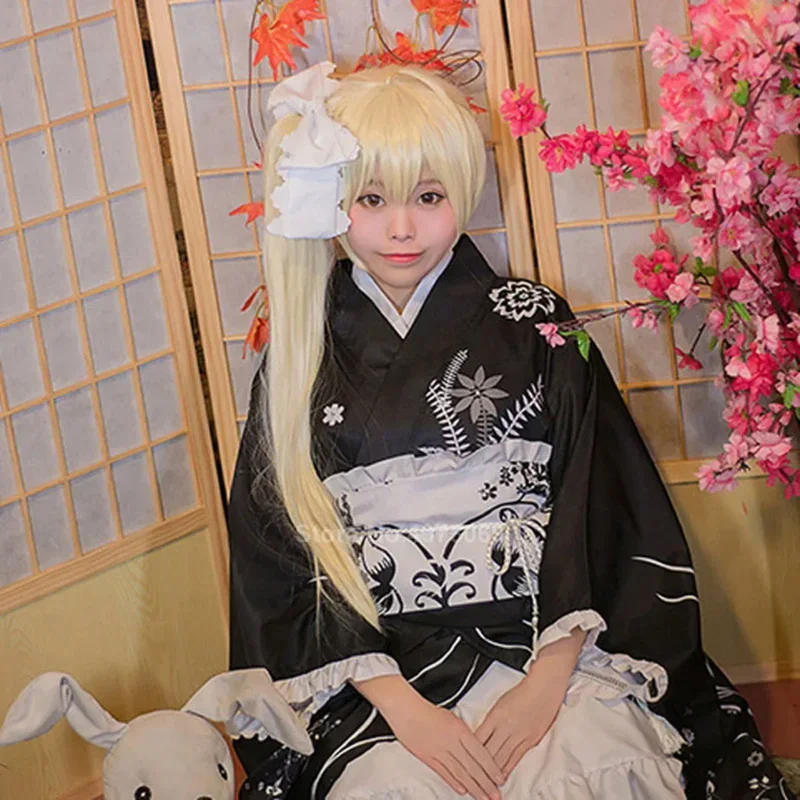 Kimono estilo japonés chicas Kawaii vintage yukata mujeres haori vestidos Japón anime cosplay blusa Lolita fiesta Halloween cosplay