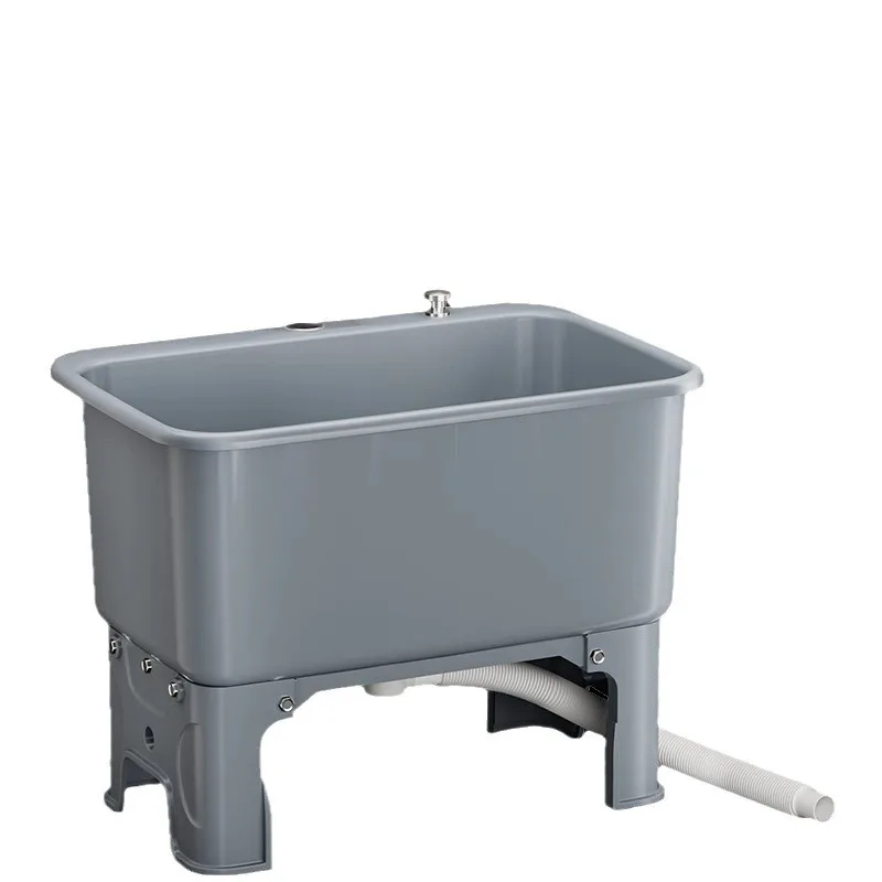 2026 new mop bucket rectangular mopping bucket household bathroom automatic drainage washing mop floor  bucket