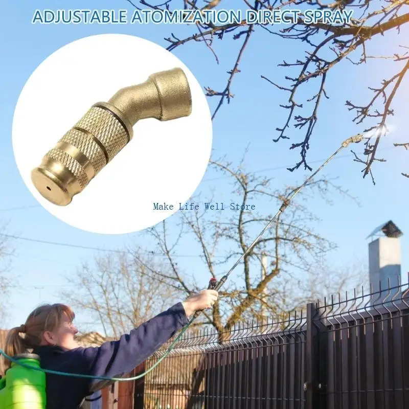 Outdoor Rate Regulable Brass Misting Head For Lawn Greenhouses Irrigation