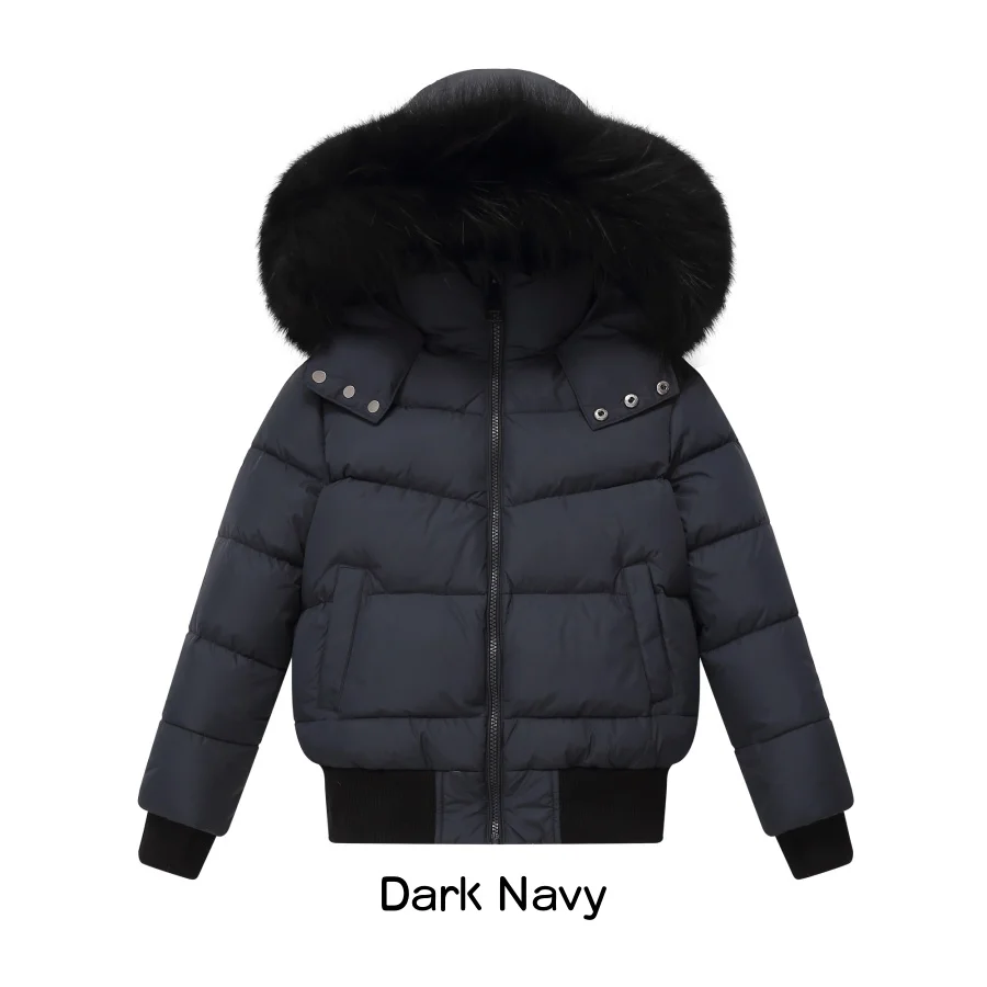Down Bomber Jackets – Dark Navy