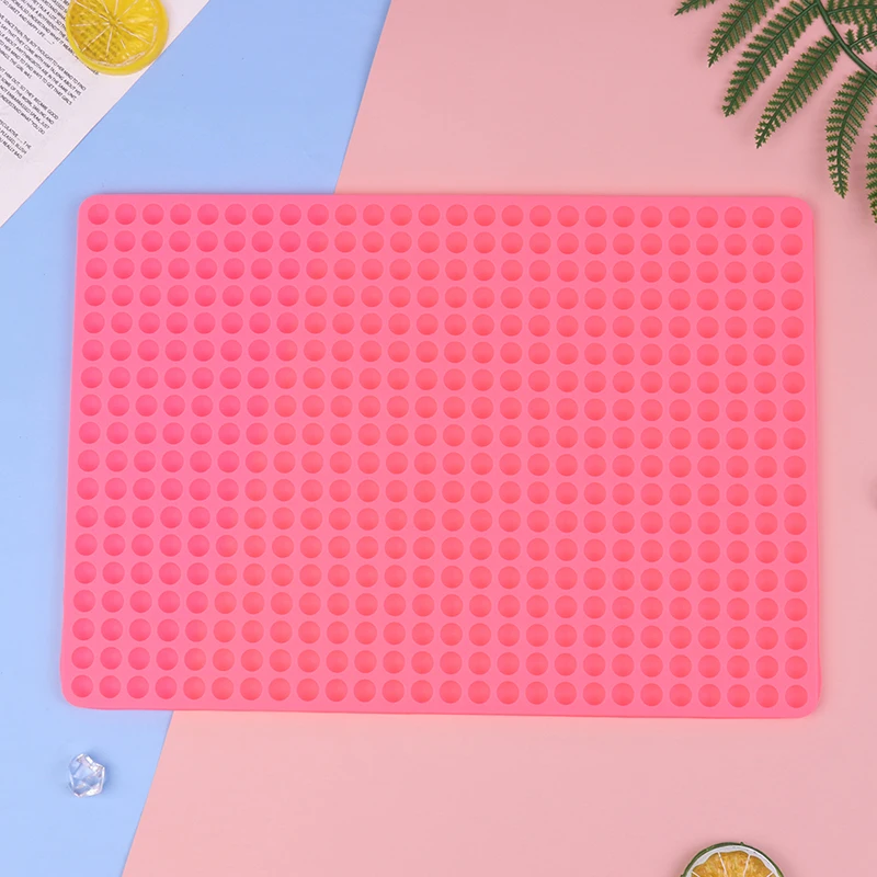 C 1Pc Mini Round Silicone Mold Chocolate Drops Mold Diy Semi Sphere Gummy Candy Jelly Pet Treats Baking Tool