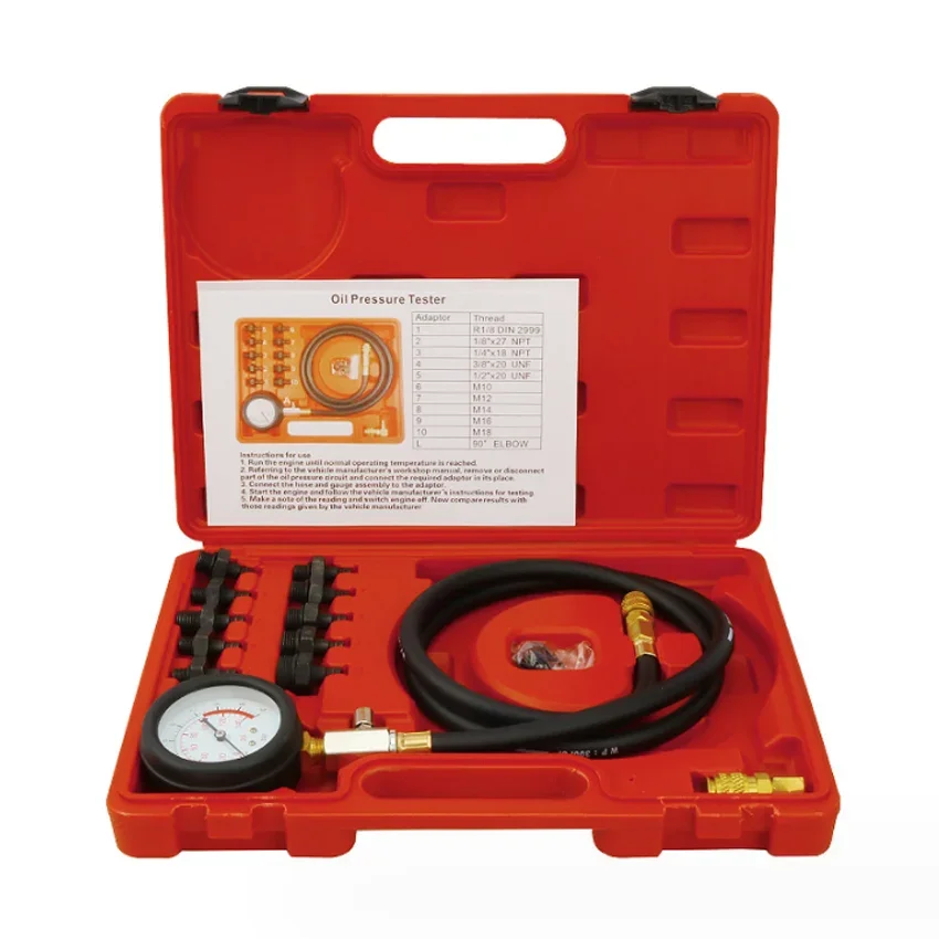 

Car Engine automotive pressure gauge Test Detector Kit Tester Low Oil Warning Devices car Pressure Gauge Diagnostic Tool