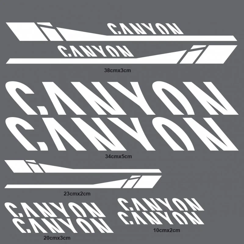 Bicycle Frame Sticker for Canyon Road Mountain Bicycle MTB Race Cycling Decals CANYOU