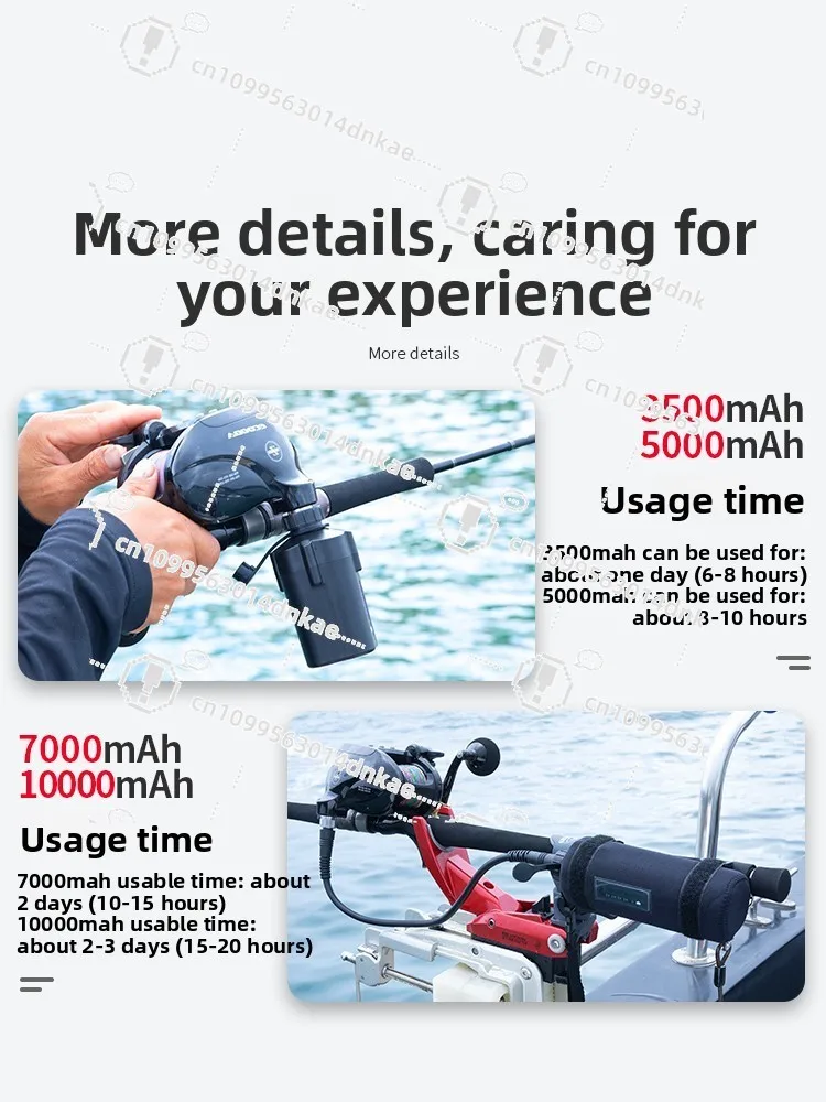 Applicable To Sea Fishing Daiwa Electric Winch 14.8V Lithium Battery Boat Fishing Electric Wheel Battery Portable