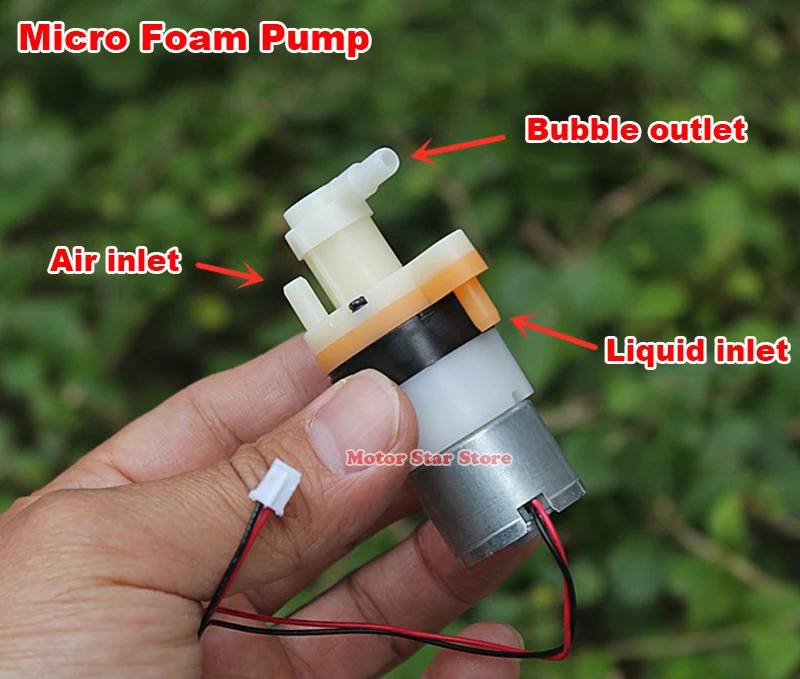 DC 3V 3.7V Small Mini 310 Soap Pump Foam Pump Self-priming Liquid Pump DIY Hand Washer Spraying Machine Automatic Soap Dispenser