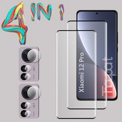 3D Tempered Glass For Xiaomi 12 Pro 12X Screen Protector Camera Lens Film Xiaomi 12S Ultra Glass Protective