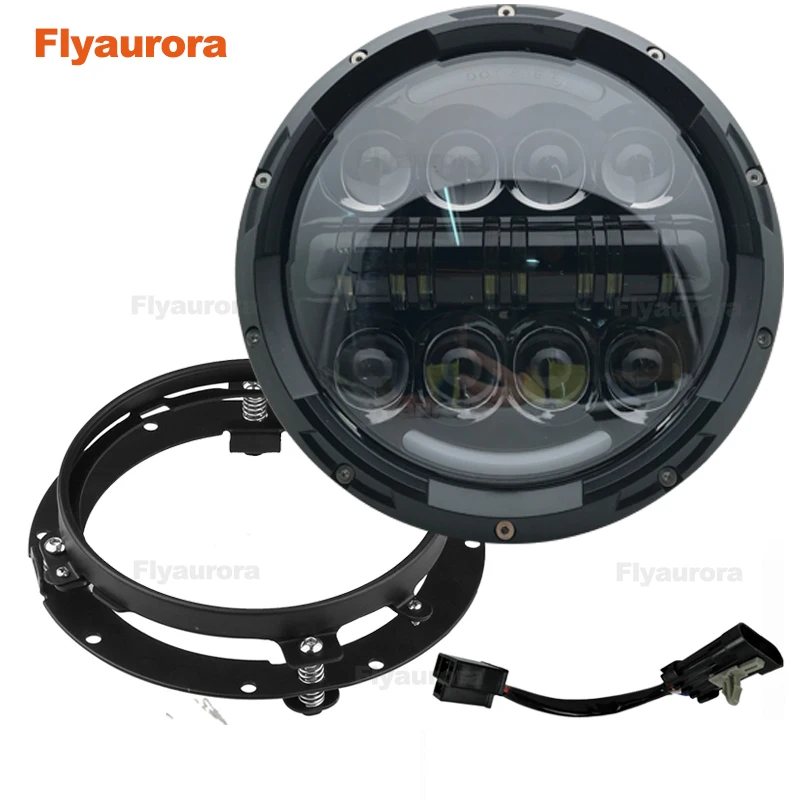 

Universa мотоцикл для honda Led 7 ''80 W фар 7-дюймовый круглый фары с DRL поворотов для honda 1974 CB550 2015