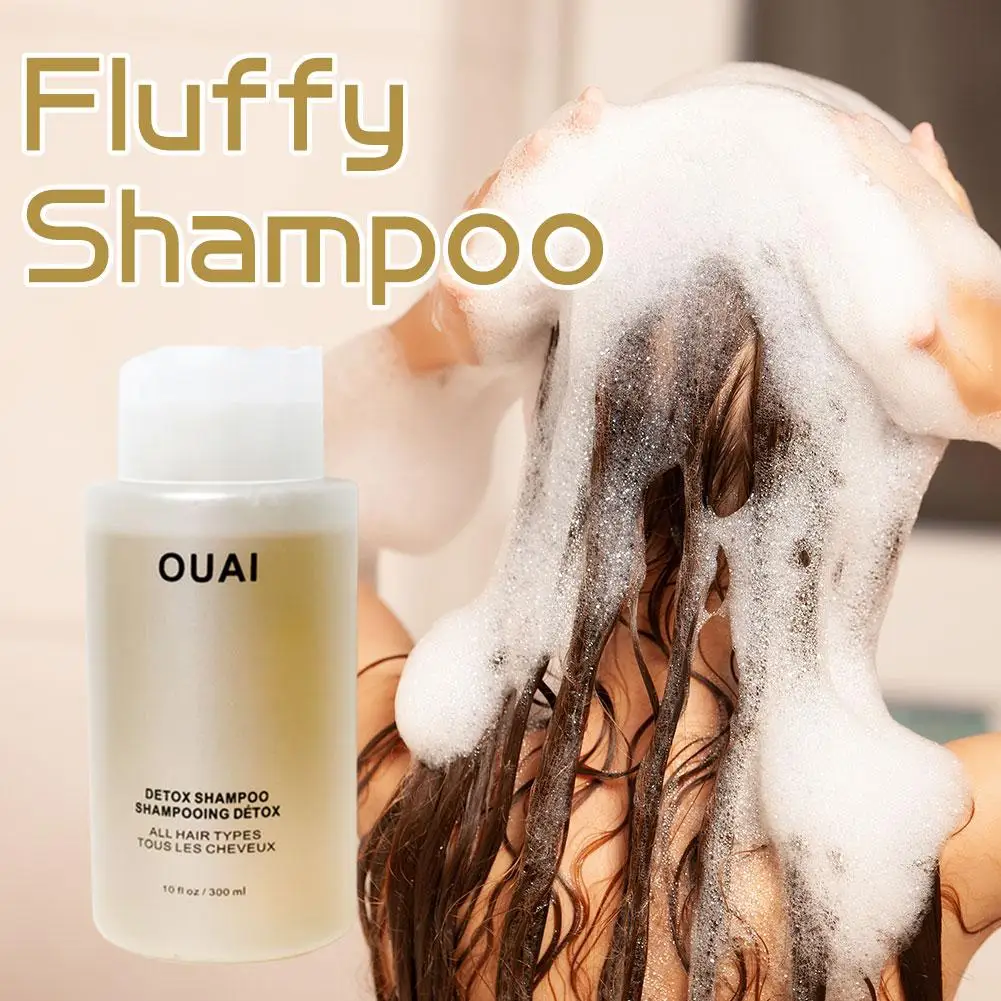 

OUAI Original Detox Shampoo 300ml Nourishing Anti Dandruff Softens Smooth Frizz Adds Shine Sulfate Free Hair Care Product
