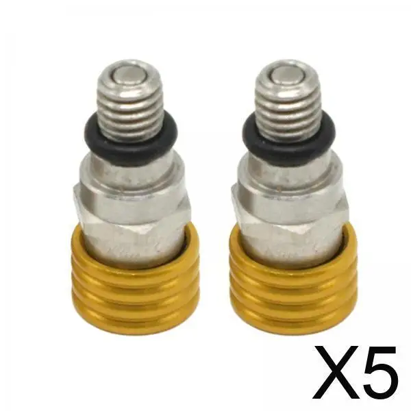 

Reliable M5 0.8mm Fork Air Bleeder Valve Iron Motorcycle Pressure Spare Parts for Pitbike 125cc Full Bike Use