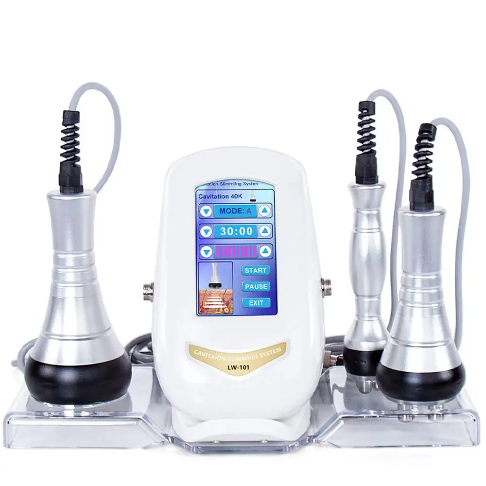 

3 in 1 40kHz Body Massager Slimming Machine Radio Frequency Skin Tightening Device RF Skin Care Beauty Equipment Cavitati0n