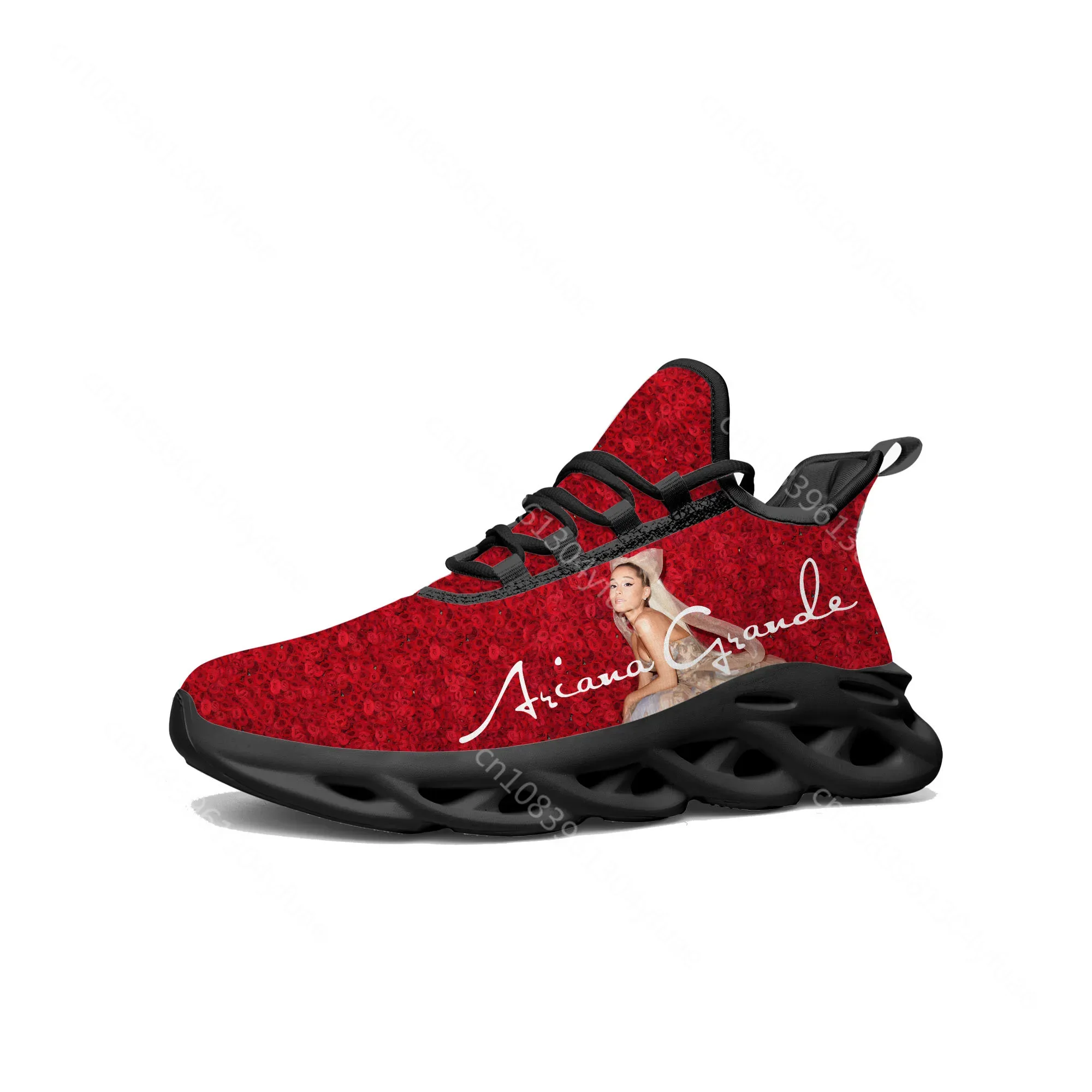 A-Ariana Singer Pop Yes, And Flats Sneakers Mens Womens Teenager G-Grande Sports Running Shoes Custom Lace Up Mesh Footwear