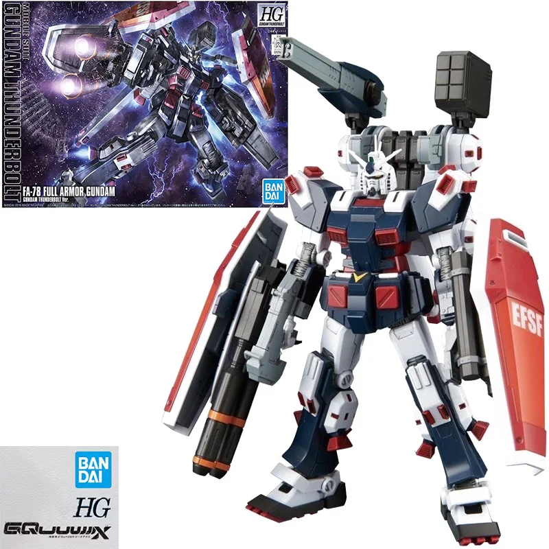 

Bandai оригинальный комплект моделей HGGT 1/144 FULL ARMOR GUNDAM аниме фигурка в сборе модель игрушки модель подарки для мальчиков Коллекционная