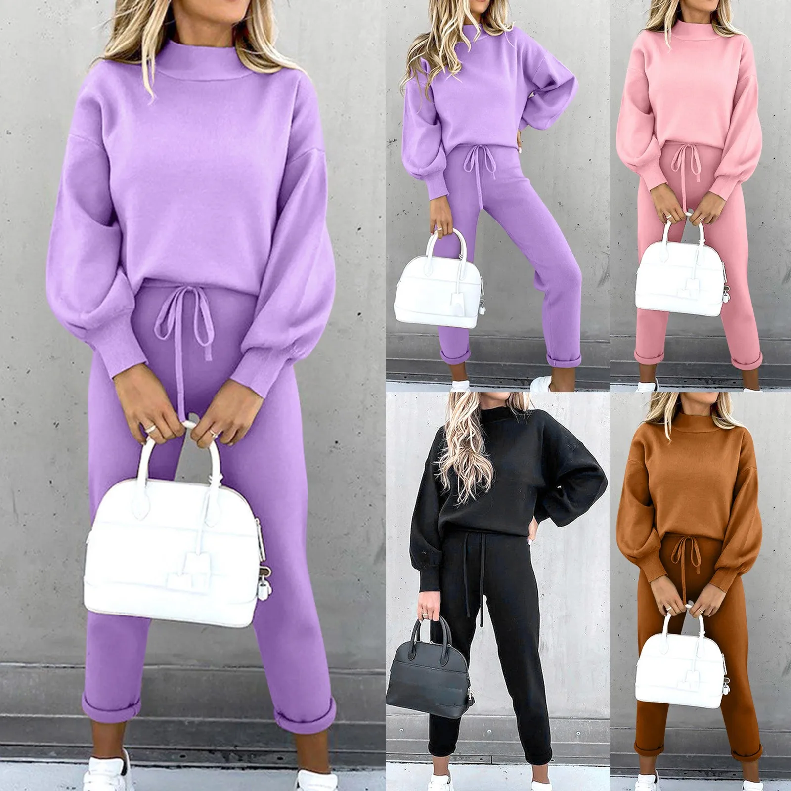 

Women's Tracksuit Spring Autumn Two Piece Set Loose Sweatshirts Jogger Pants Sets Female Casual Sportswear Suit Streetwear