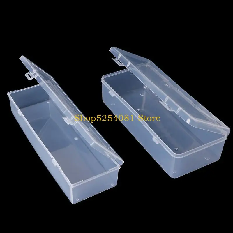 AXYC Rectangular Plastic Clear Storage Box Jewelry Container for Case Bead