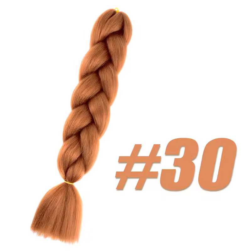 Synthetic Kanekalon Crochet Hair Braiding Hair Pre Stretched Curly Jumbo Braids Extensions Hair Accessories For Girls Braids - Image 26