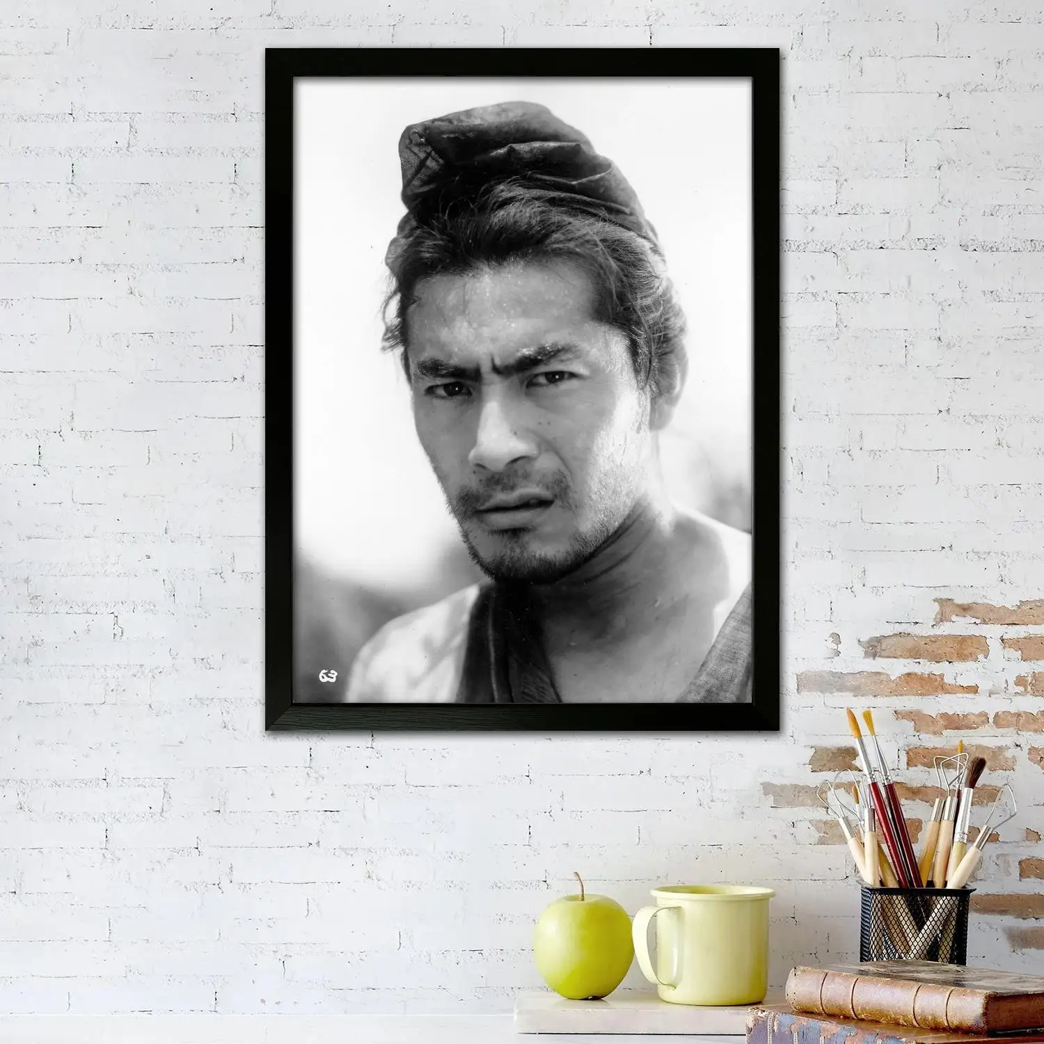 toshiro mifune Canvas Art Poster and Wall Art, Picture Print, Modern Family Bedroom Decor,Decorative painting