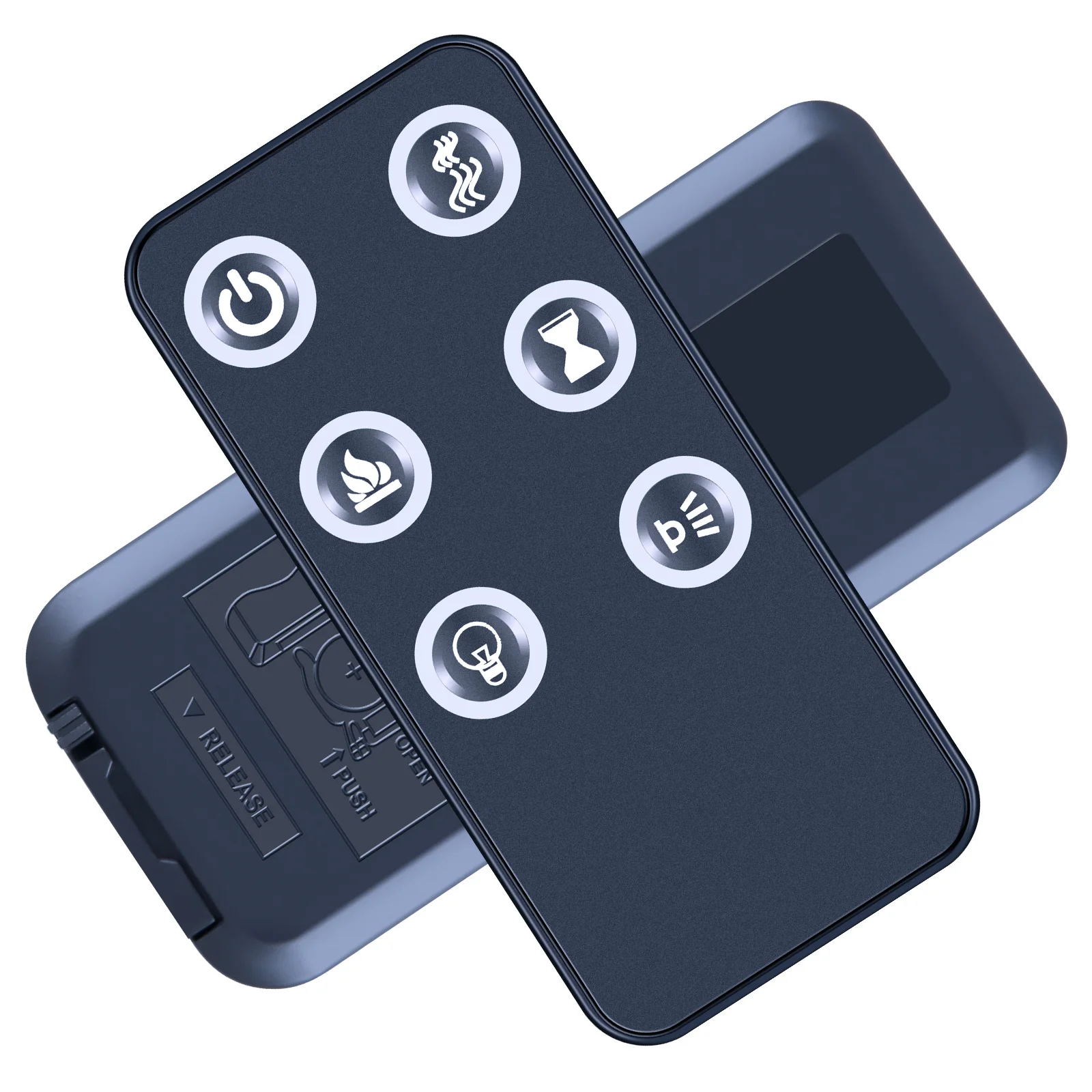 

Compatible With TRUFLAME WHITE FLAT GLASS LED WALL MOUNTED ELECTRIC FIRE Remote Control