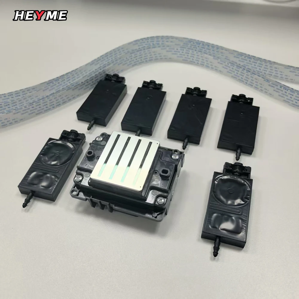 DTF Printer i3200 Print Head + 4 Cables + 4 Vertical Ink Cartridges Sst for UV Solvent Printers Damper Ink Two Optional