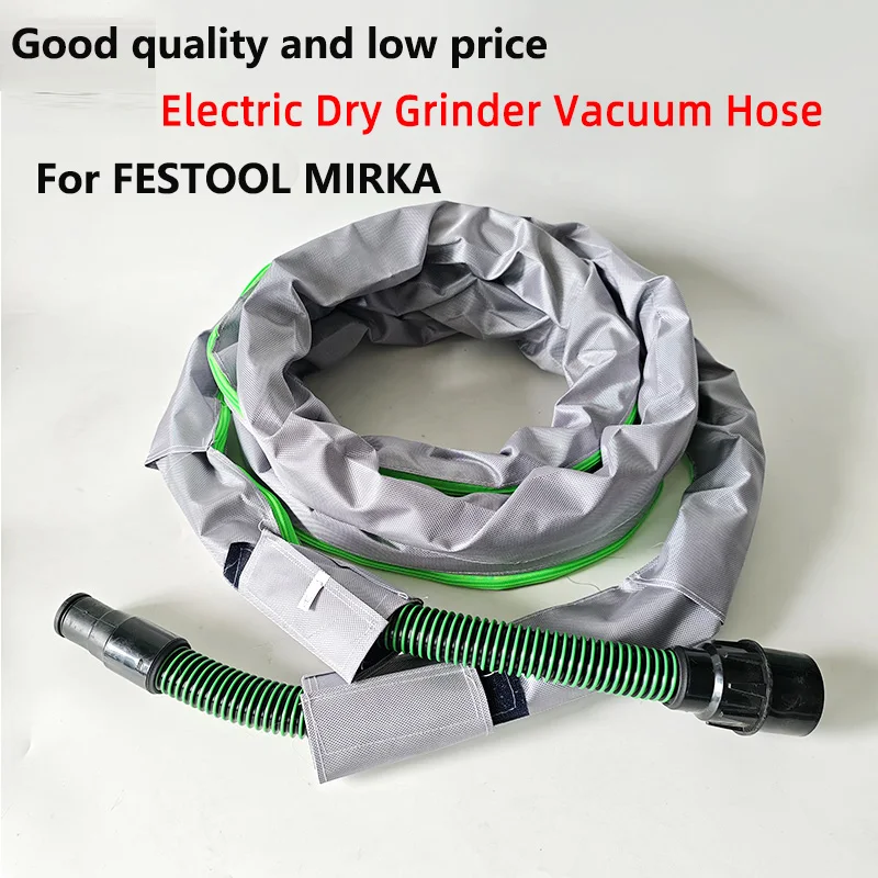 

5M Vacuum Hose with Protective Cover for MIRKA FESTOOL Dust Extractors Durable Anti Kink