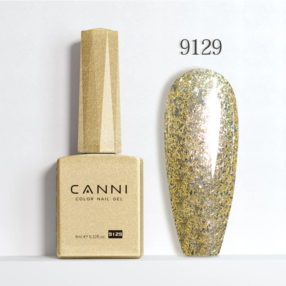 CANNI 9 ml Nagelgel-Nagellack, grüne Farbe, Cat-Eye-Magnetnägel, Soak Off UV-LED, semi-permanent, HEMA/TPO-frei, vegane Halal-Gel-Nägel