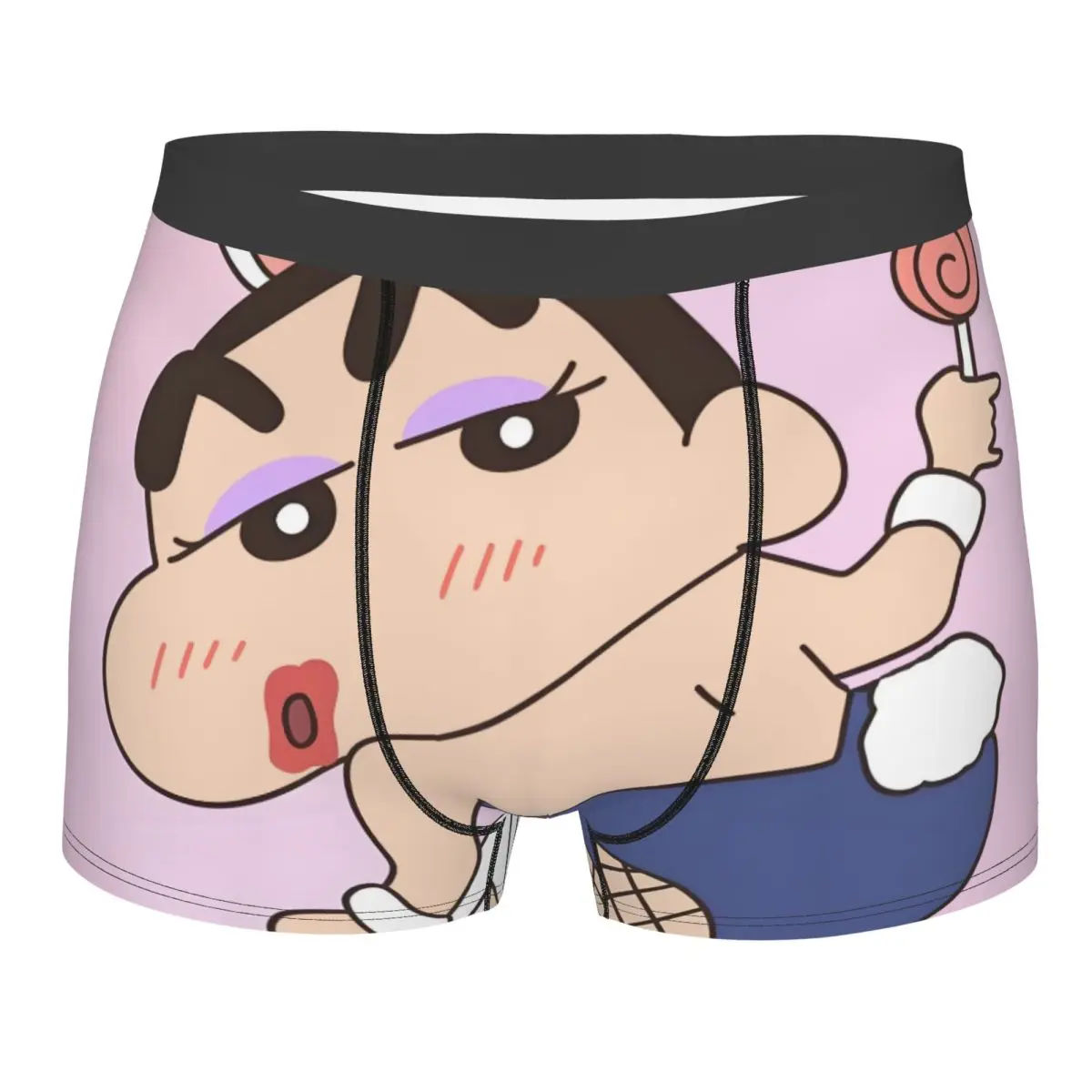 Personalizado C-Crayones Shin-chanes Manga ropa interior hombres estampado divertido Boxer calzoncillos cortos bragas calzoncillos transpirables