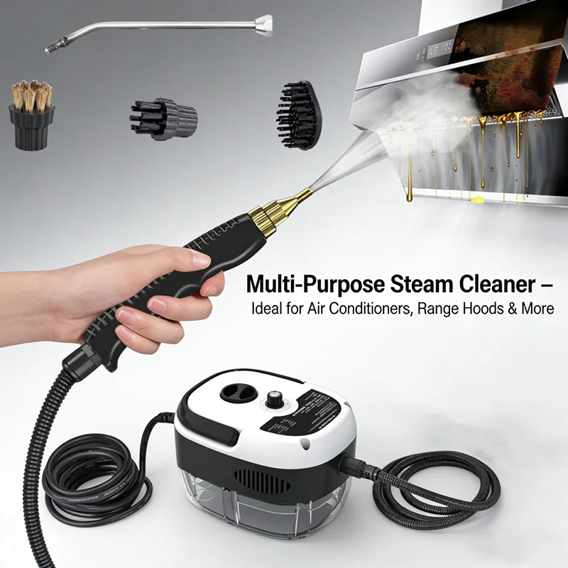 

Пароочиститель высокого давления для бытового использования: для вытяжек, кондиционеров, дезинфекции, очистки и обезжиривания кухни