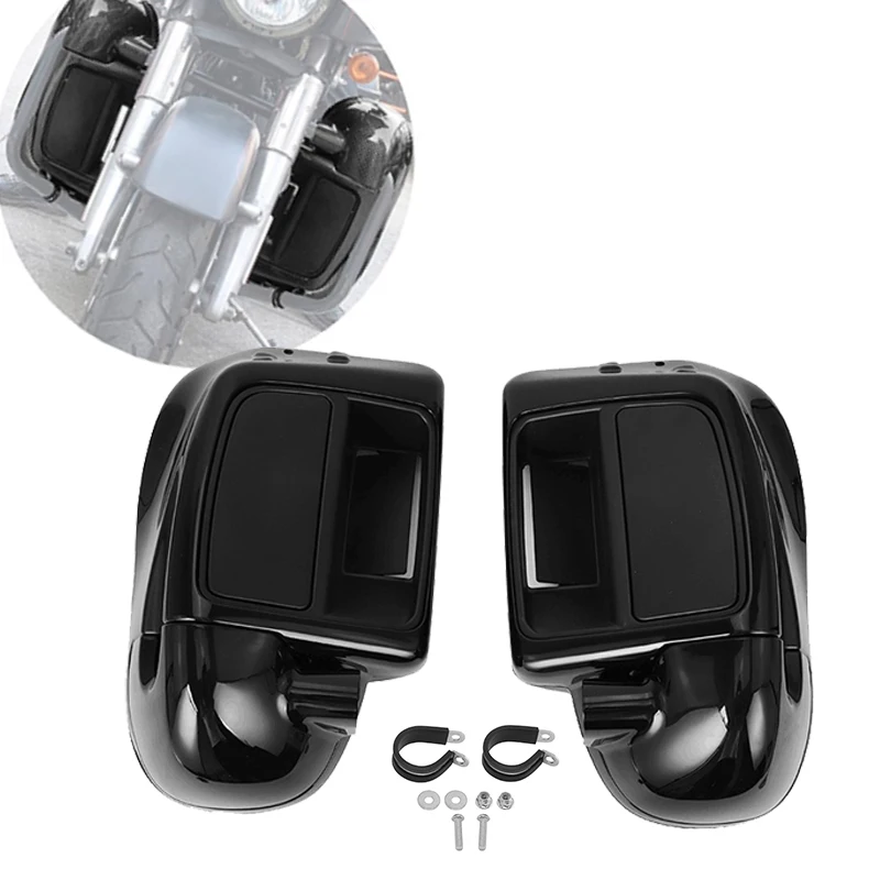 

Lower Vented Leg Fairing Glove Box Black Motorcycle Parts For Harley Touring Street Glide Road King Electra Ultra 2014-2023