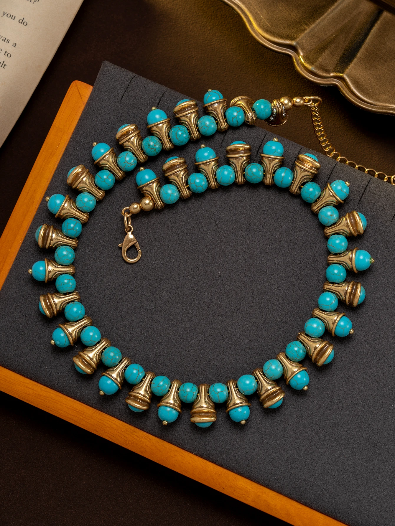 Women'S Fashion Jewellery - A Pair of Vintage Imitation Turquoise