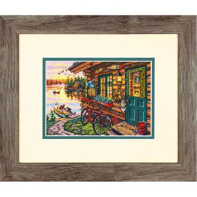 Cross Stitch Ecological Cotton Thread, Embroidery, Home Decoration, Hanging Painting Gift, 18-DIM 70-65161