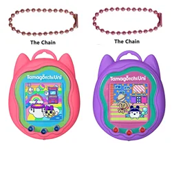 New Soft Silicone Cover Case and Screen Protector Film and Color Chain for Tamagotchi Uni Pet Accessories