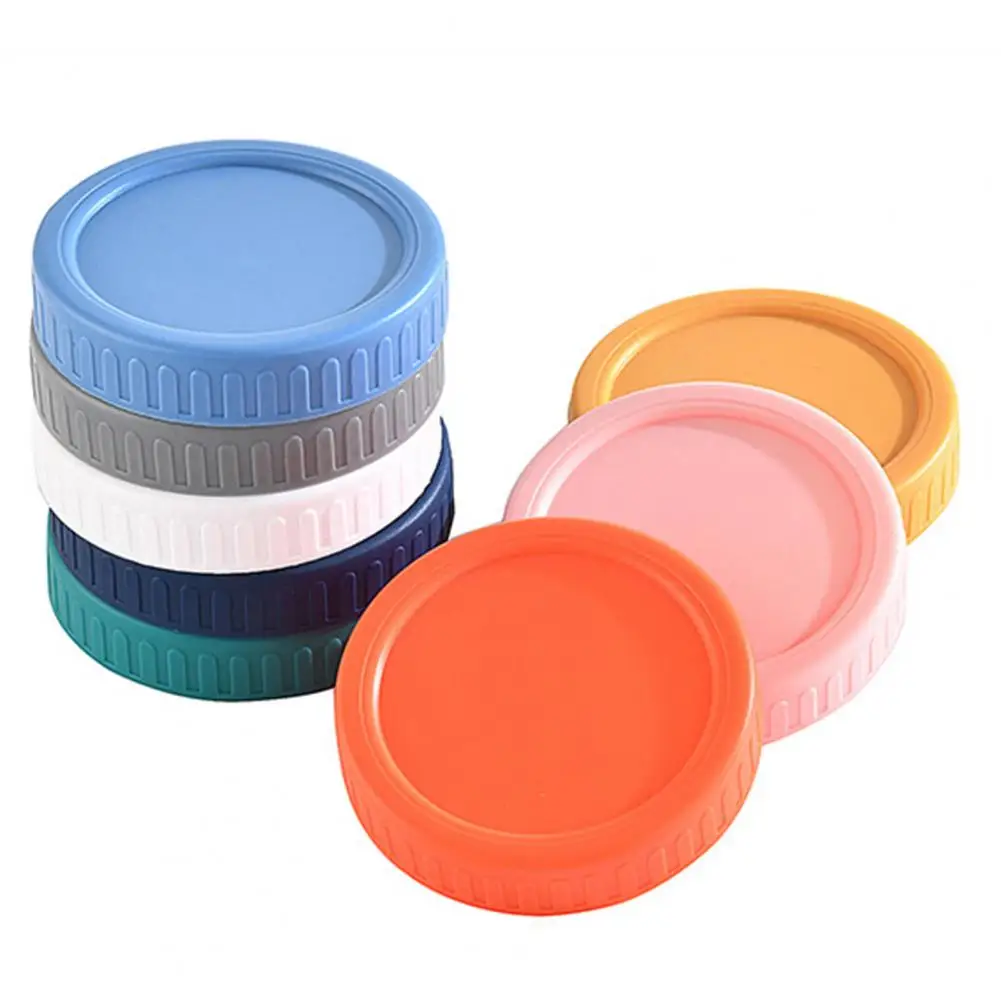 10Pcs 86MM Mason Jar Lids Silicone Can Covers Wide Mouth Jar Lid Food Cans Cover Reusable Cup Lid Mugs Drink Cup Lid Tumbler Lid