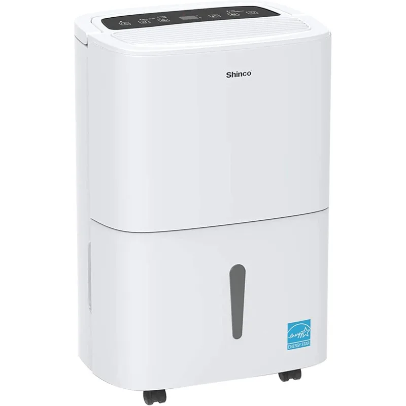 new 6,000 Sq.Ft Energy Star Dehumidifier , Efficient Moisture Removal with Adjustable Humidity Control, 1.32 Gallons Water Tank