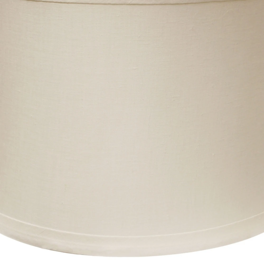 طبل عاكس الضوء الأبيض الكتان 16x17x12 بوصة Softback غسالة مجرب ل الجدول مصباح أرضي غرفة المعيشة غرفة نوم مكتب إضاءة ديكوريّة