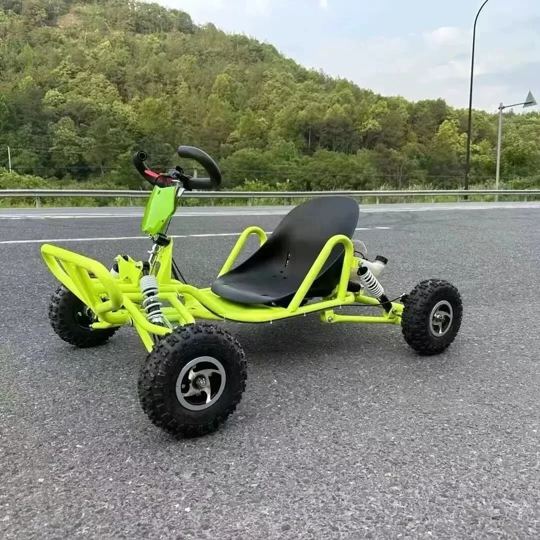 Fluorescent Green Gasoline All Terrain Drift Adult Off Road Car Go Kart Beach Buggy For Sale